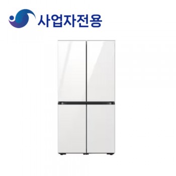 삼성 [전자] BESPOKE 냉장고 4도어 RF85C90F1AP35 글램화이트