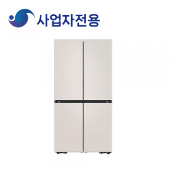 삼성  BESPOKE 냉장고 4도어 875 L 매트크리미베이지